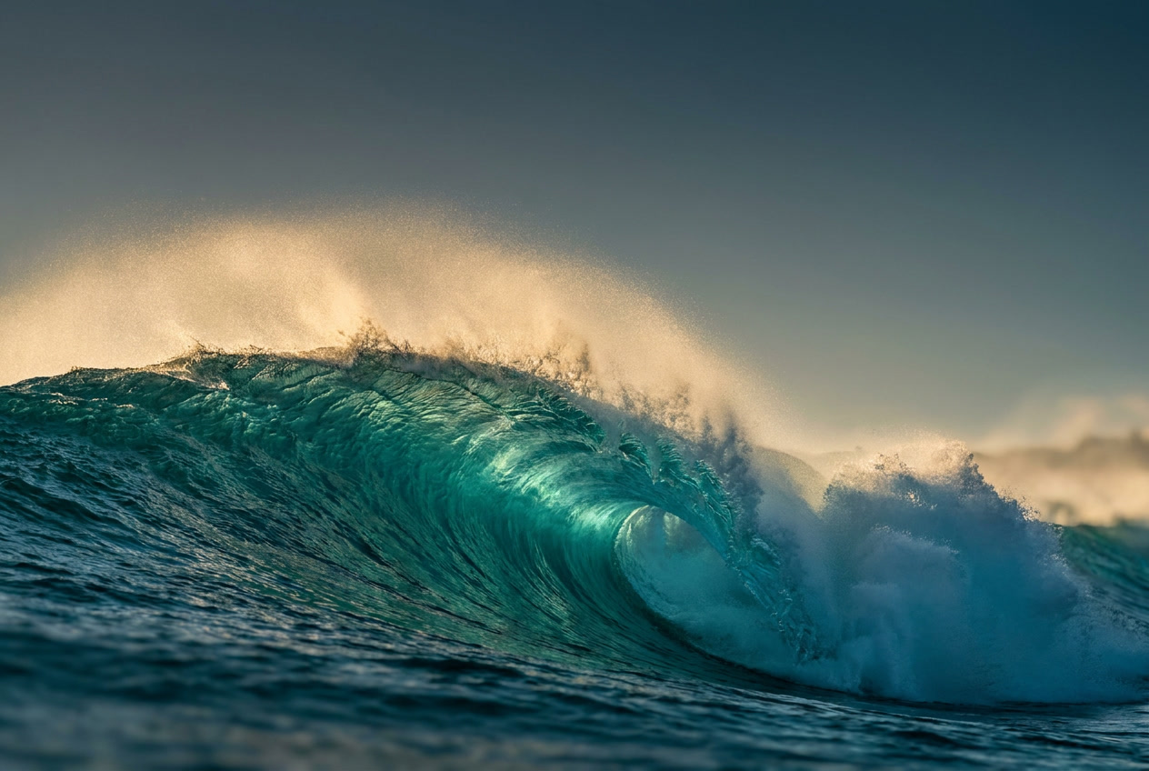 Breaking wave